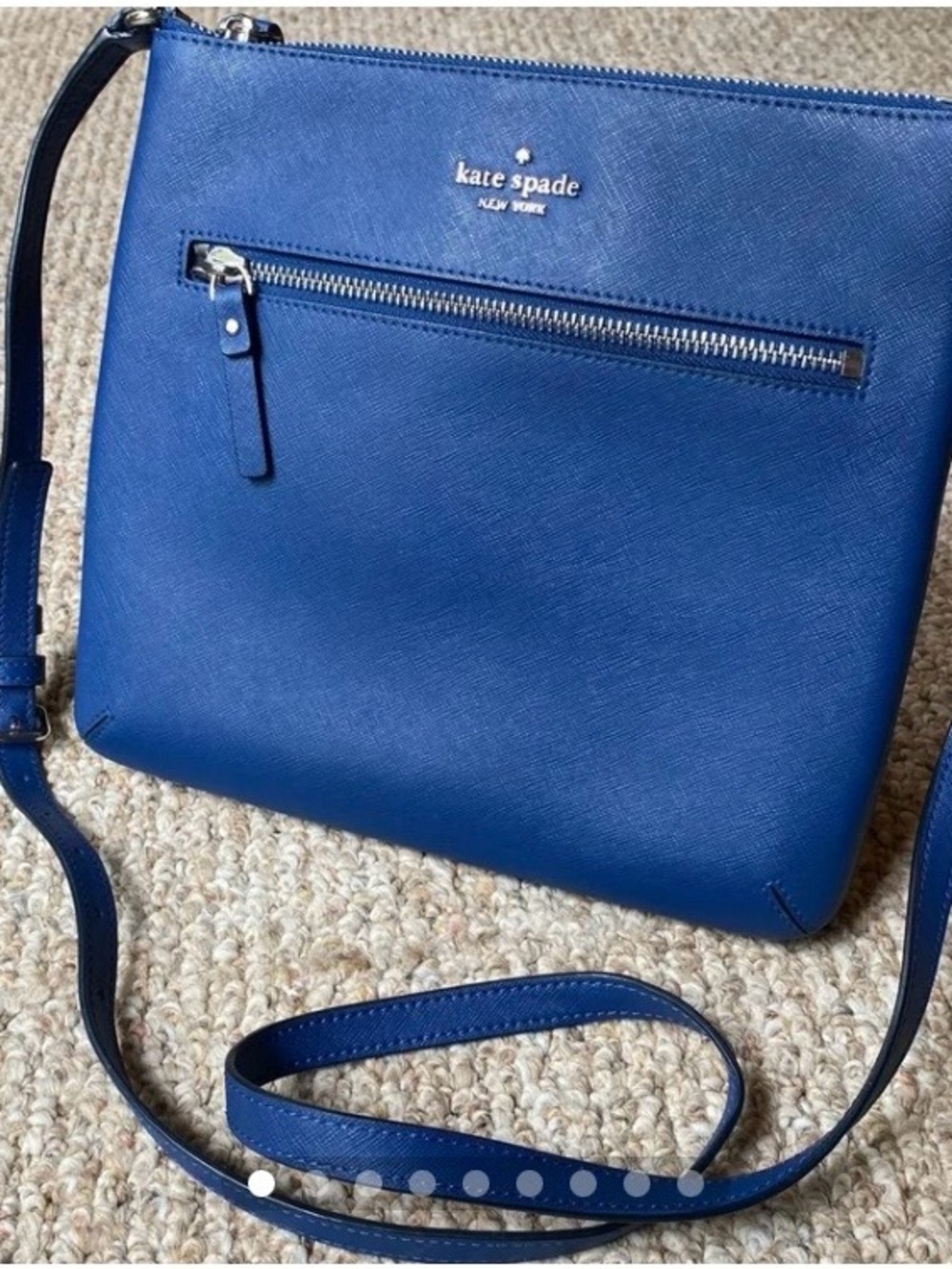 Kate Spade New York 454 Large Swingpack Buckle Crossbody (Blue)